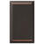 Amerelle Century Aged Bronze Bronze 1 gang Stamped Steel Blank Wall Plate 1 pk