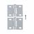 Ace 2.75 in. W X 2 in. L Zinc Plated Zinc Narrow Hinge 2 pk
