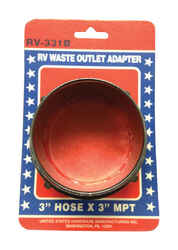US Hardware Sewer Hose Adapter 1 pk