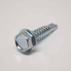Ace 12 Sizes x 1 in. L Hex Washer Head Steel Self- Drilling Screws Hex Zinc-Plated