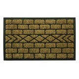 Bacova Brown Coir Door Mat 29-1/2 in. L x 19-1/2 in. W