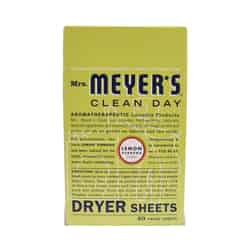 Mrs. Meyer's Clean Day Lemon Scent Fabric Softener Sheets 80 pk