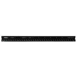 Johnson 12 in. L x .625 in. W Aluminum Ruler SAE