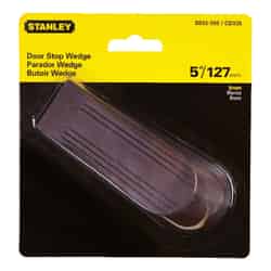 Stanley Hardware 5 in. W Rubber Brown Wedge Door Stop
