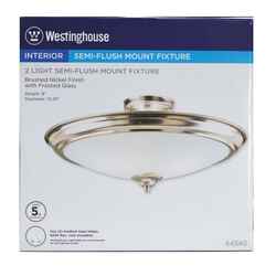 Westinghouse 8 in. H x 15-1/4 in. W x 15.25 in. L Ceiling Light