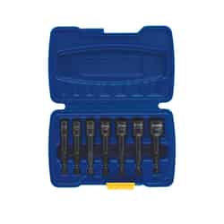 Irwin POWER-GRIP 1/2 in. High Carbon Steel Double-Ended Screw Extractor Set 4 in. 7 pc.