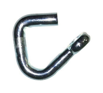 Baron Large Zinc-Plated Steel 1/4 in. L Hook Silver 600 lb. 1 pk