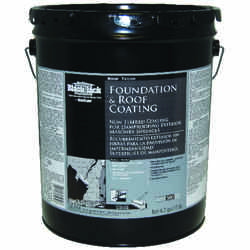 Black Jack Gloss Black Asphalt Roof And Foundation Coating 4.7 gal