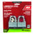 Ace 2 in. W x 1-1/16 in. L x 1-1/2 in. H Steel Double Locking Padlock 2 pk Keyed Alike