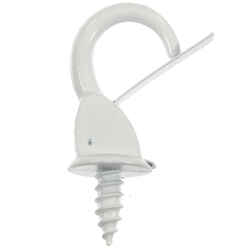 Ace Medium White 1.375 in. L Cup Hook 10 lb. 4 pk Steel