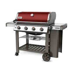 Weber Genesis II E-410 4 burners Propane Crimson Grill 48000 BTU