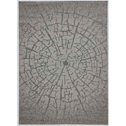 Linon Home Decor 6.5 ft. L x 9.5 ft. W Gray Outdoor Rug