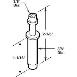 Prime-Line Plastic/Steel Bracket 1 pk