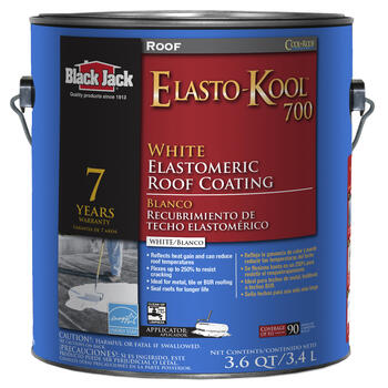 Black Jack Elasto-Kool 700 Gloss White Acrylic Roof Coating 1 gal