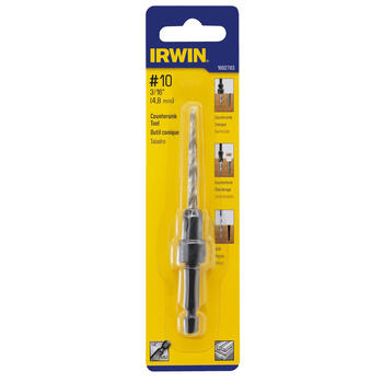 Irwin 3/16 in. Dia. High Speed Steel Countersink Quick-Change Hex Shank 1 pc. 1/4 in.