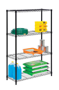 Honey Can Do 14 in. W x 36 in. D x 54 in. H Steel Shelving Unit