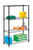 Honey Can Do 14 in. W x 36 in. D x 54 in. H Steel Shelving Unit