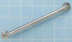 Delta Stainless Steel Stainless Steel Grab Bar 3 in. H x 1-1/2 in. W x 24 in. L