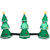 Gemmy 3-Tree Light Show Christmas Inflatable Fabric 1 Multicolored