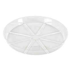 Gardeners Blue Ribbon 8 in. W Clear Vinyl Plant Saucer
