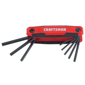 Craftsman 1/4 SAE Fold-Up Hex Key Set 9 6 in.