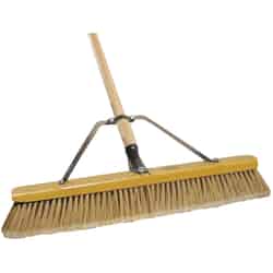 Quickie Job Site Smooth Surface Push Broom 24 in. W x 60 in. L Polypropylene