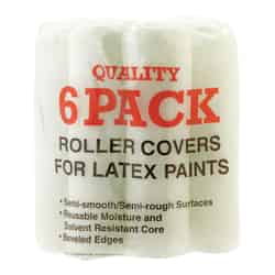 Linzer Quality Synthetic Blend 9 in. W X 3/8 in. S Regular Paint Roller Cover 6 pk