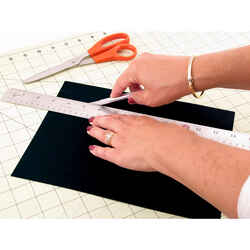 Master Magentics 11 in. Ferrite Powder/Rubber Polymer Resin Magnetic Chalkboard Black 1 pc. 0.6