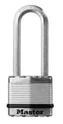 Master Lock 1-9/16 in. H x 1-3/4 in. L x 11/16 in. W Dual Ball Bearing Locking Laminated Steel 1
