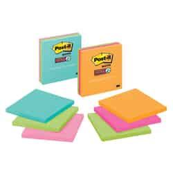 Post-It 4 in. W x 4 in. L Assorted Sticky Notes 4 pad