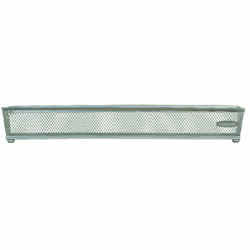 Rubbermaid 2.25 in. H x 15 in. L x 3 in. W Gray/White Chrome Drawer Organizer