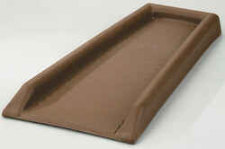 Genova 2 in. H X 11 in. W X 23.5 in. L Brown Plastic Splash Block