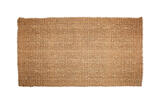 J&M Home Fashions Beige Coir Nonslip Door Mat 14 in. L x 24 in. W