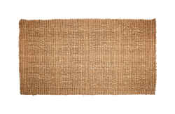 J&M Home Fashions Beige Coir Nonslip Door Mat 14 in. L x 24 in. W