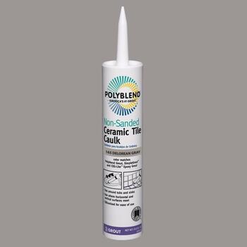 Custom Building Products Polyblend Delorean Grey Siliconized Acrylic Tile Caulk 10.5 oz