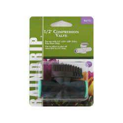 Raindrip Plastic 1 pk Drip Irrigation Compression Valve