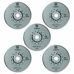 Fein Starlock Multimaster 3-3/8 in. x 3-3/8 in. L Saw Blades Bi-Metal 5 pk