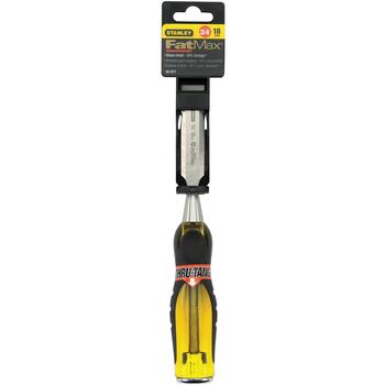 Stanley FatMax Thru-Tang 3/4 W x 9 in. L Wood Chisel Yellow 1 pc. Steel