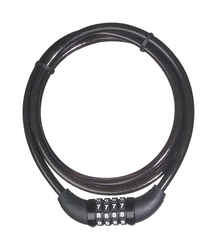 Master Lock 3/8 in. W X 5 ft L Steel 4-Dial Combination Locking Cable 1 pk