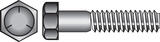 HILLMAN 1/2 in. Dia. x 5-1/2 in. L Heat Treated Zinc Steel Hex Head Cap Screw 25 box