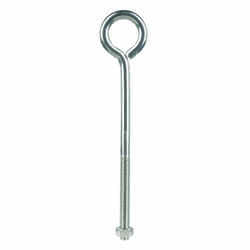 Hampton 3/8 in. x 8 in. L Stainless Steel Eyebolt Nut Included