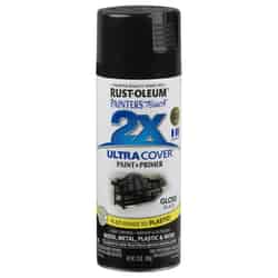 Rust-Oleum Painter's Touch Ultra Cover Gloss Spray Paint Black 12 oz.