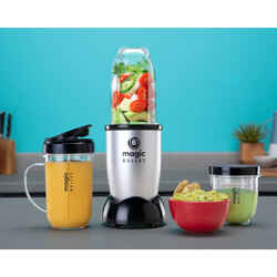 Magic Bullet As Seen on TV Stainless Steel Blender and Food Processor 19 1 Black