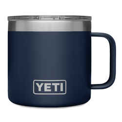 YETI Rambler 14 oz Navy BPA Free Insulated Mug