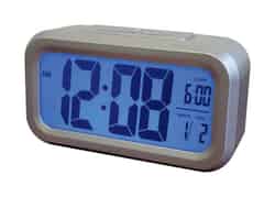 Westclox 5.3 in. Alarm Clock Digital Silver