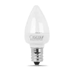 Feit Electric C7 E12 (Candelabra) LED Bulb White 2 Watt Equivalence 2 pk