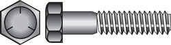 HILLMAN 1/2 in. Dia. x 1 in. L Heat Treated Zinc Steel Hex Head Cap Screw 50 box