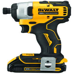 DeWalt Max 20 V 1/4 in. Cordless Brushless Impact Driver Kit (Battery & Charger)