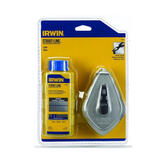 Irwin 4 oz. Chalk and Reel Set 100 ft. Blue Fast Retrieve