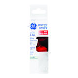 GE Lighting Energy Smart 13 watts T3 4.9 in. Red CFL Bulb Spiral 1 pk